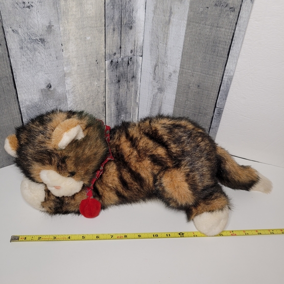 Jingle Bells Plush Calico Kitten Cat Vintage Nick and Noel for Toys R Us 1992 - Picture 8 of 16